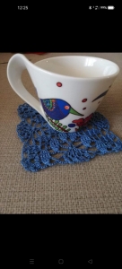 Szydełkowe podstawki pod filiżanki i kubki 4